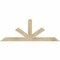 Ekena Millwork Saratoga Rough Sawn Timber Gable Bracket, Douglas Fir, 60"W x 22"H x 2"D x 4"F, 9/12 Pitch GBW060X22X0204SAR00RDF - alternate 1